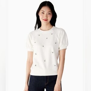 《 Kate Spade 》 Embroidered Bee Sweatshirt
